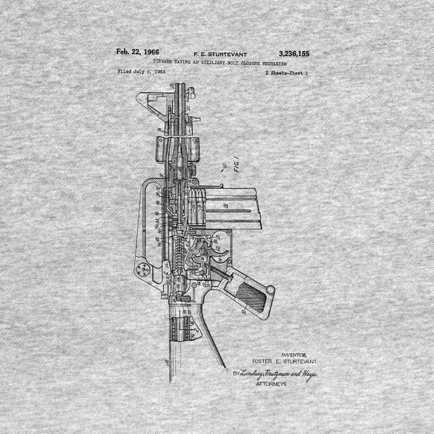 M16 Patent (black) by Big Term Designs